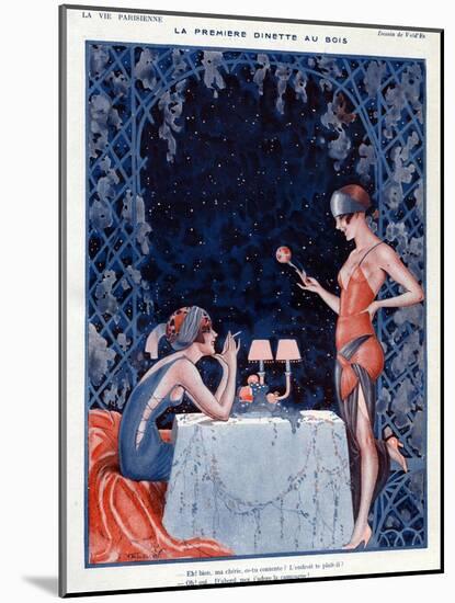 La Vie Parisienne, Vald'es, 1923, France-null-Mounted Premium Giclee Print