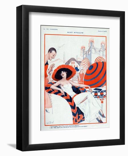 La Vie Parisienne, Vald'es, 1923, France-null-Framed Giclee Print