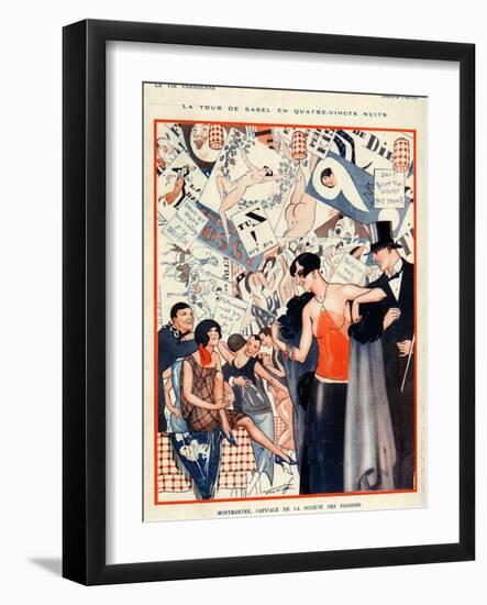 La Vie Parisienne, Vald'es, 1924, France-null-Framed Giclee Print