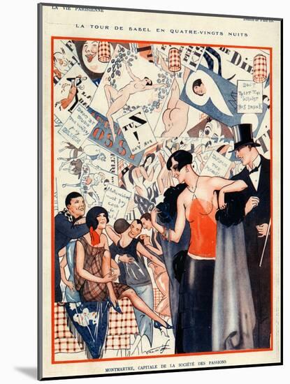 La Vie Parisienne, Vald'es, 1924, France-null-Mounted Giclee Print