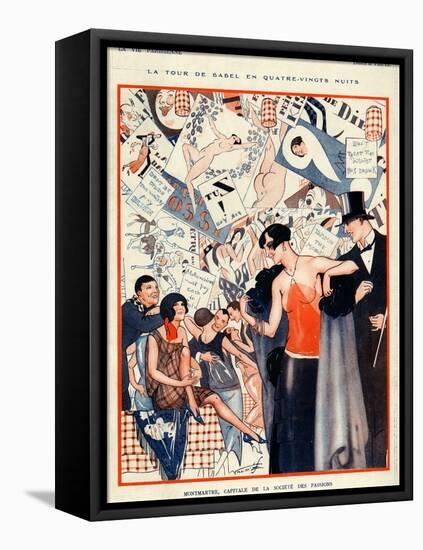 La Vie Parisienne, Vald'es, 1924, France-null-Framed Stretched Canvas