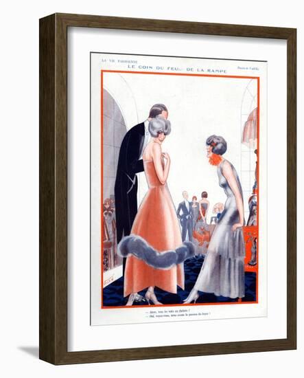 La Vie Parisienne, Vald'es, 1924, France-null-Framed Giclee Print