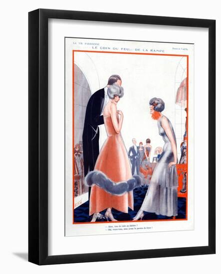 La Vie Parisienne, Vald'es, 1924, France-null-Framed Giclee Print