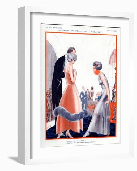 La Vie Parisienne, Vald'es, 1924, France-null-Framed Giclee Print