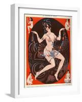 La Vie Parisienne, Vald'es, 1929, France-null-Framed Giclee Print