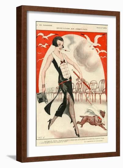 La Vie Parisienne, Vald'es, France-null-Framed Giclee Print