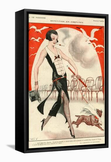 La Vie Parisienne, Vald'es, France-null-Framed Stretched Canvas