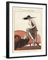 La Vie Parisienne, Vallee, 1922, France-null-Framed Giclee Print