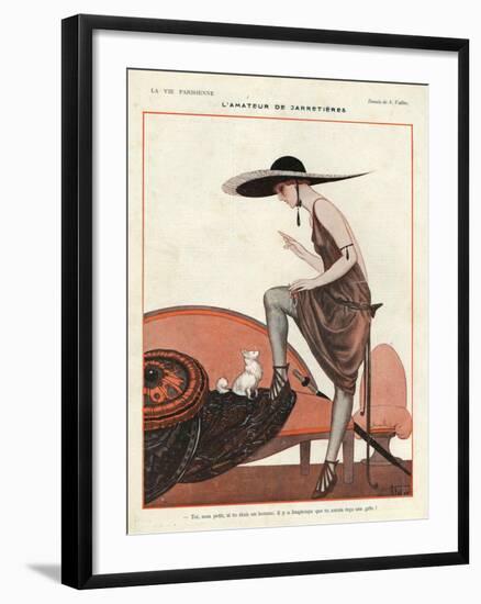 La Vie Parisienne, Vallee, 1922, France-null-Framed Giclee Print