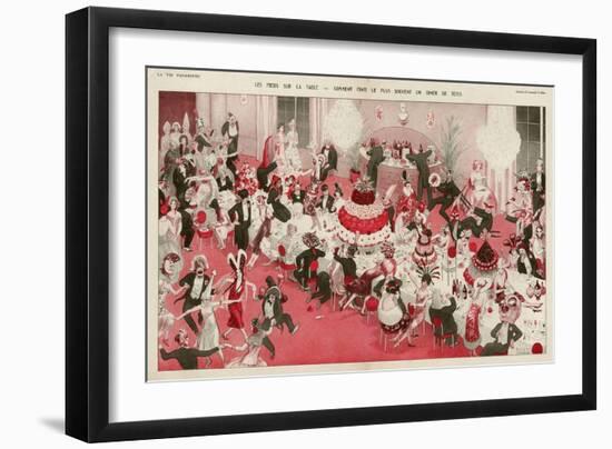 La Vie Parisienne, Vallee, 1929, France-null-Framed Giclee Print