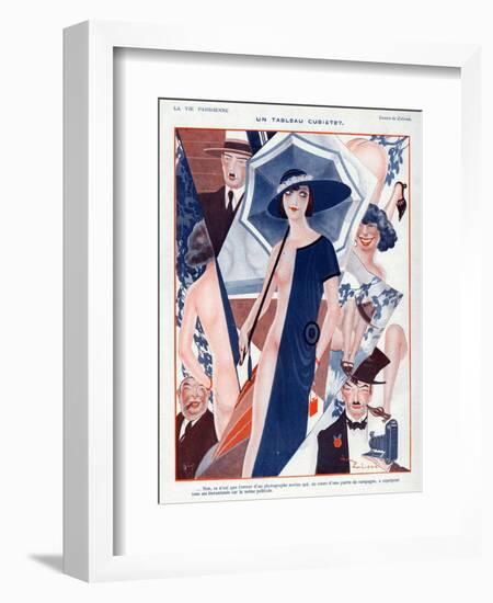 La Vie Parisienne, Zaliouk, 1923, France-null-Framed Giclee Print