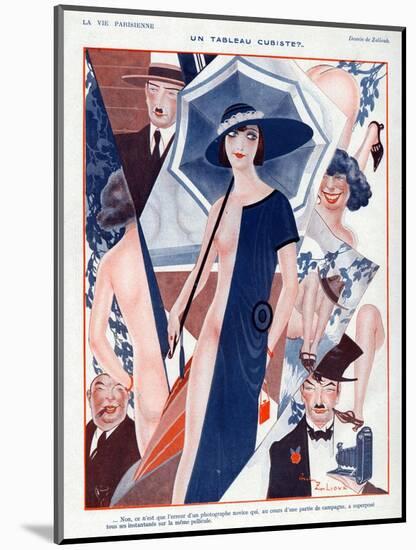 La Vie Parisienne, Zaliouk, 1923, France-null-Mounted Giclee Print