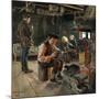 La Vie Rustique - He Rustic Life - Akseli Gallen-Kallela (1865-1931). Oil on Canvas, 1887. Dimensio-Akseli Valdemar Gallen-kallela-Mounted Giclee Print