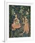 La Vie Seigneuriale: Embroidery, circa 1500-null-Framed Giclee Print