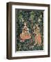 La Vie Seigneuriale: Embroidery, circa 1500-null-Framed Giclee Print