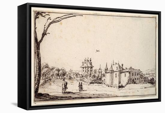 La Vieille Et La Neuve Malgrange-Jacques Callot-Framed Stretched Canvas