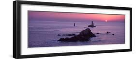 La Vieille Lighthouse at Sunset, Finistere, Brittany, France-null-Framed Photographic Print