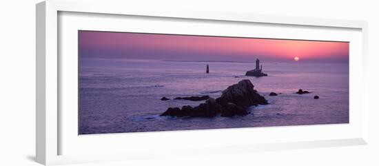 La Vieille Lighthouse at Sunset, Finistere, Brittany, France-null-Framed Photographic Print