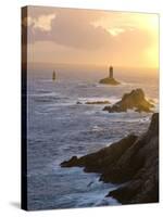 La Vieille Lighthouse, Pointe Du Raz, Cape Sizun, Finistere Region, Brittany, France-Doug Pearson-Stretched Canvas