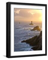 La Vieille Lighthouse, Pointe Du Raz, Cape Sizun, Finistere Region, Brittany, France-Doug Pearson-Framed Photographic Print