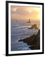 La Vieille Lighthouse, Pointe Du Raz, Cape Sizun, Finistere Region, Brittany, France-Doug Pearson-Framed Photographic Print