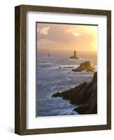 La Vieille Lighthouse, Pointe Du Raz, Cape Sizun, Finistere Region, Brittany, France-Doug Pearson-Framed Photographic Print