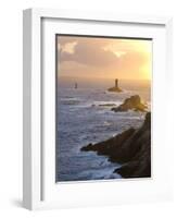 La Vieille Lighthouse, Pointe Du Raz, Cape Sizun, Finistere Region, Brittany, France-Doug Pearson-Framed Photographic Print