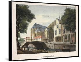 La Vielle Eglise a Delft, C.1895-null-Framed Stretched Canvas