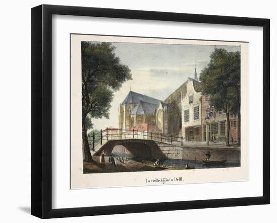 La Vielle Eglise a Delft, C.1895-null-Framed Giclee Print