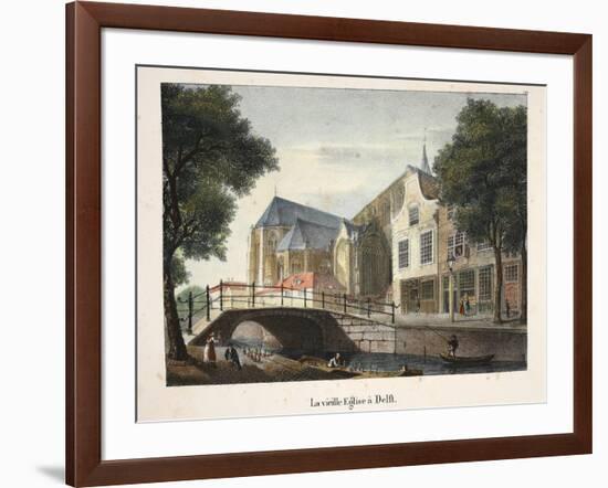 La Vielle Eglise a Delft, C.1895-null-Framed Giclee Print