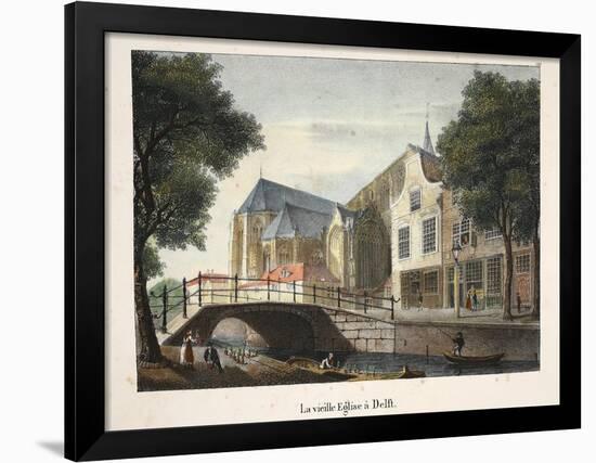 La Vielle Eglise a Delft, C.1895-null-Framed Giclee Print