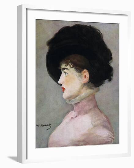 La Viennoise: Portrait of Irma Brunner, 1882-Edouard Manet-Framed Premium Giclee Print