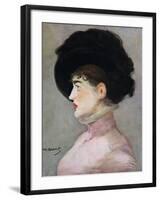 La Viennoise: Portrait of Irma Brunner, 1882-Edouard Manet-Framed Premium Giclee Print