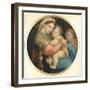 La Vierge ?a Chaise-Raffaello Sanzio-Framed Giclee Print