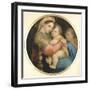 La Vierge ?a Chaise-Raffaello Sanzio-Framed Giclee Print