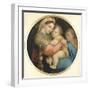 La Vierge ?a Chaise-Raffaello Sanzio-Framed Giclee Print