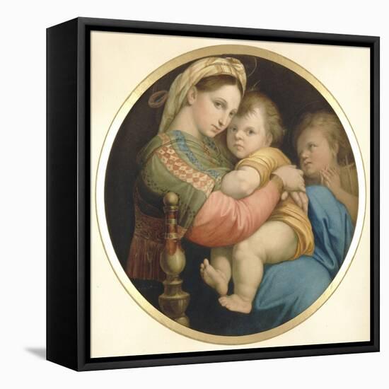 La Vierge ?a Chaise-Raffaello Sanzio-Framed Stretched Canvas