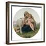 La Vierge a L'Agneau, 1903-William Adolphe Bouguereau-Framed Giclee Print