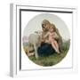 La Vierge a L'Agneau, 1903-William Adolphe Bouguereau-Framed Giclee Print