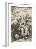 La Vierge à l'Enfant au macaque-Albrecht Dürer-Framed Giclee Print