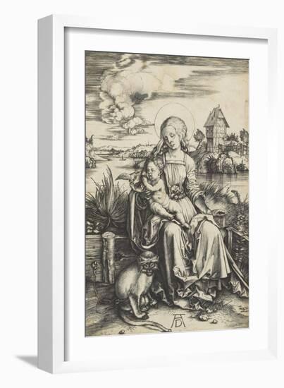 La Vierge à l'Enfant au macaque-Albrecht Dürer-Framed Giclee Print