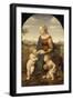La Vierge à l'Enfant avec le petit saint Jean-Baptiste dite "La Belle Jardinière"-Raffaello Sanzio-Framed Giclee Print