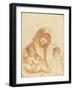 La Vierge à l'Enfant avec le petit saint Jean-Guerchin Le-Framed Giclee Print