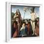 La Vierge à l'Enfant et les Saints Jean-Baptiste et Sébastien entre 2 donateurs. Dite "Vierge de-Giovanni Antonio Boltraffio-Framed Giclee Print