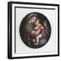 La Vierge à la chaise-Raffaello Sanzio-Framed Giclee Print