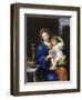 La Vierge à la grappe-Pierre Mignard-Framed Giclee Print