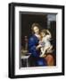 La Vierge à la grappe-Pierre Mignard-Framed Giclee Print