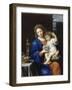 La Vierge à la grappe-Pierre Mignard-Framed Giclee Print