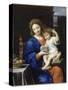 La Vierge à la grappe-Pierre Mignard-Stretched Canvas