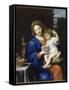 La Vierge à la grappe-Pierre Mignard-Framed Stretched Canvas